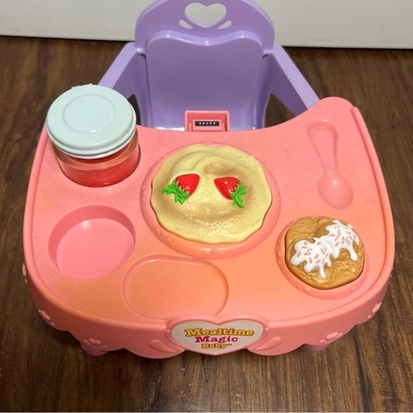 Vintage 1998 gerber mealtime magic baby toybiz interactive high chair - Picture 3 of 7